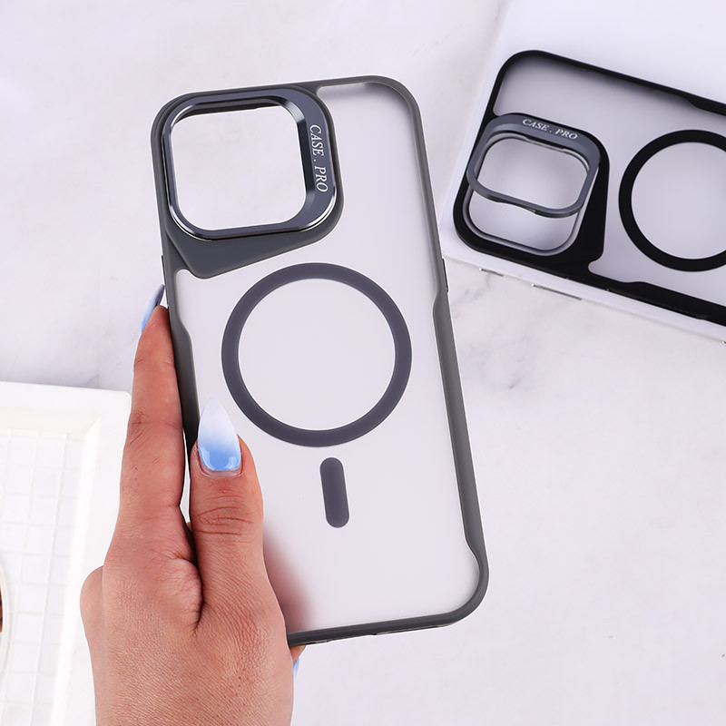 قاب مگ سیف Case.Pro آیفون iPhone 16 Pro Max استندشو پشت مات