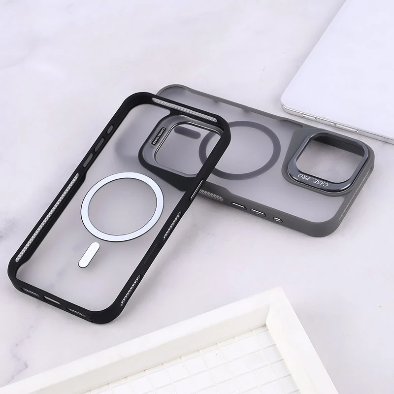 قاب مگ سیف Case.Pro آیفون iPhone 16 Pro Max استندشو پشت مات