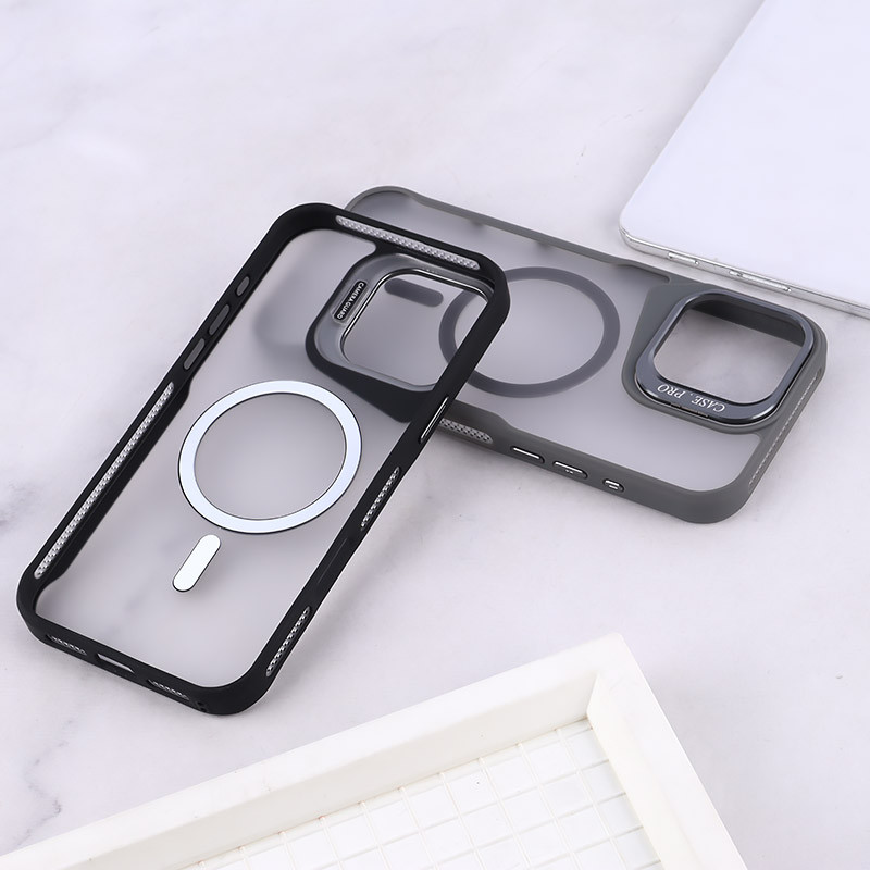 قاب مگ سیف Case.Pro آیفون iPhone 16 Pro Max استندشو پشت مات