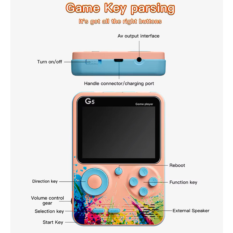 کنسول بازی دستی Game Box G5