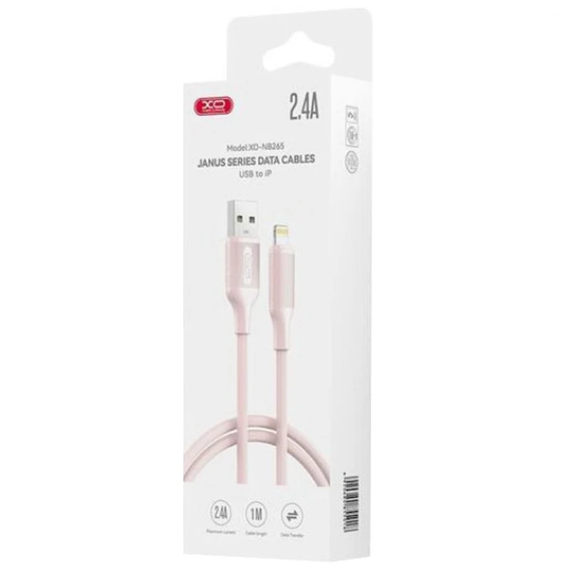 کابل آیفونی فست شارژ XO XO-NB265 2.4A 1m