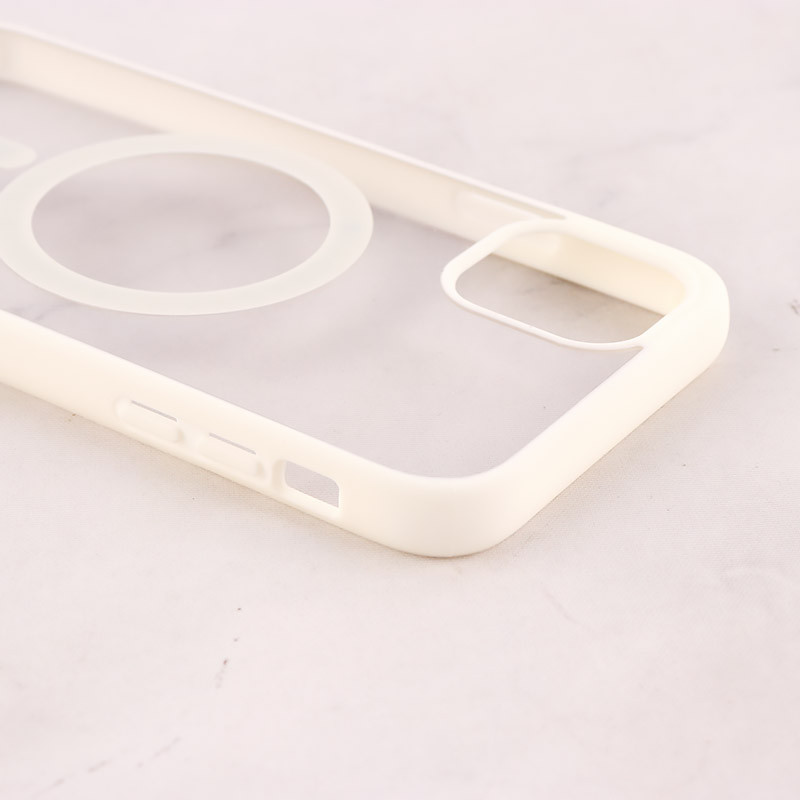 قاب PC شفاف دور رنگی مگ سیف iPhone 11