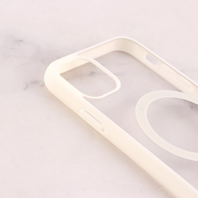 قاب PC شفاف دور رنگی مگ سیف iPhone 11