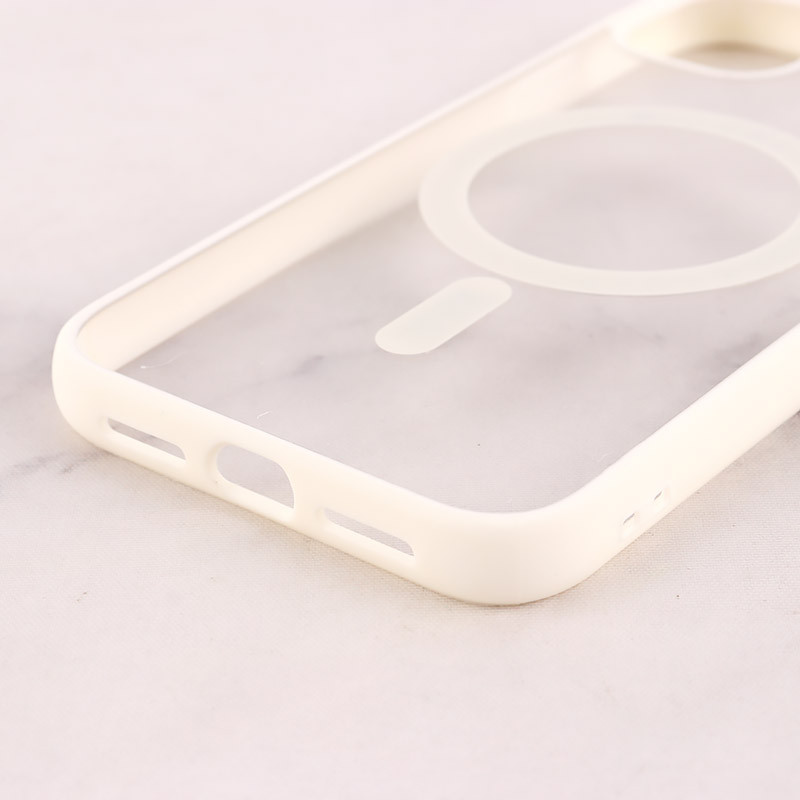 قاب PC شفاف دور رنگی مگ سیف iPhone 11
