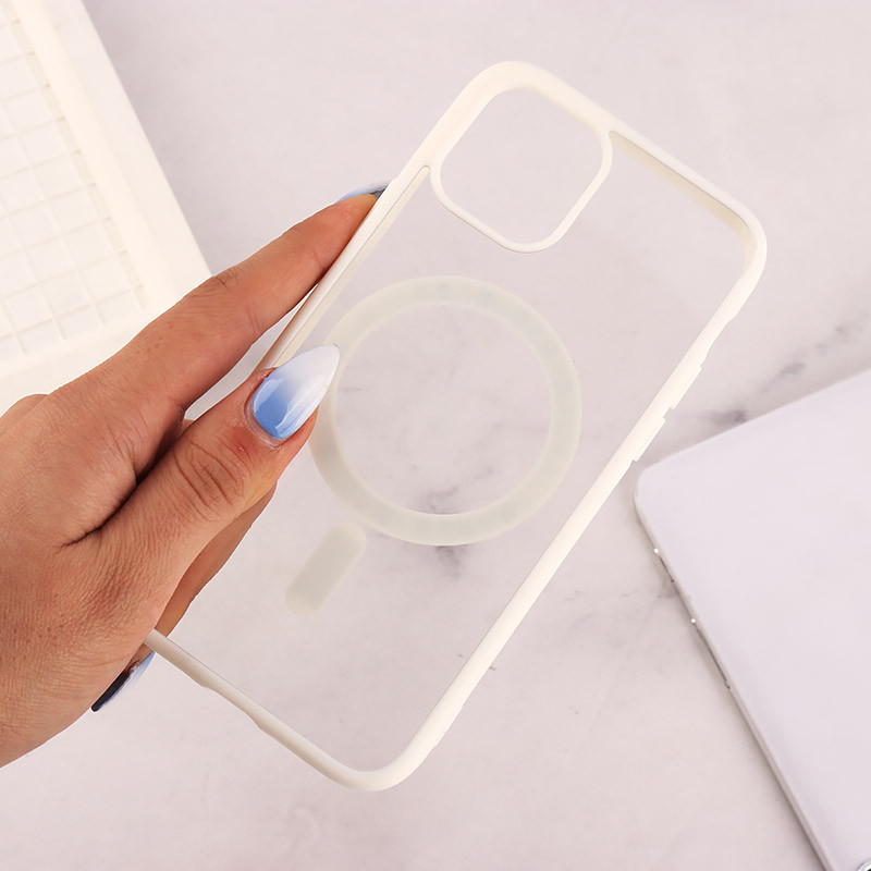 قاب PC شفاف دور رنگی مگ سیف iPhone 11 Pro