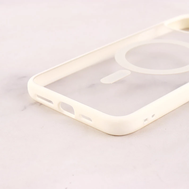 قاب PC شفاف دور رنگی مگ سیف iPhone 11 Pro Max