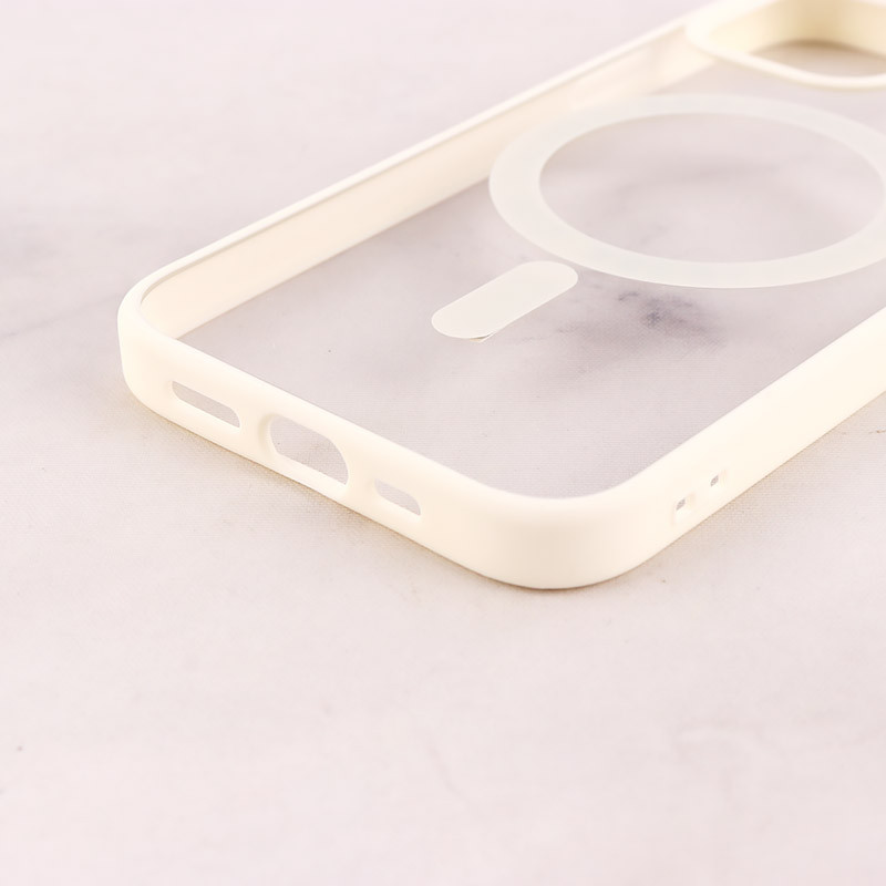 قاب PC شفاف دور رنگی مگ سیف iPhone 12 / 12 Pro