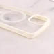 قاب PC شفاف دور رنگی مگ سیف iPhone 12 / 12 Pro