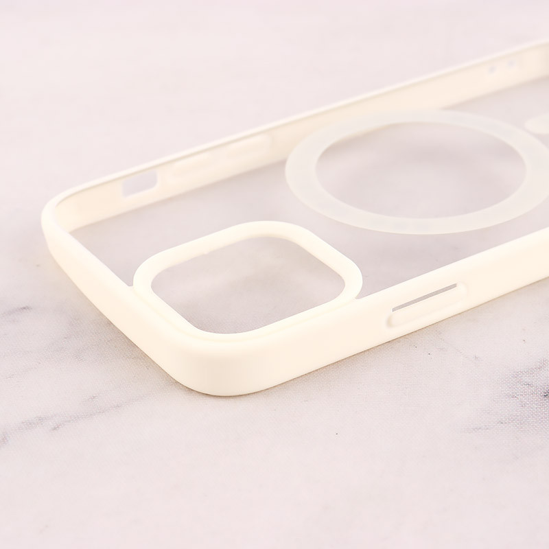 قاب PC شفاف دور رنگی مگ سیف iPhone 12 / 12 Pro