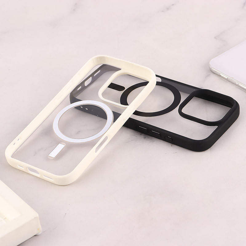 قاب PC مگ سیف آیفون iPhone 16 Pro دور رنگی