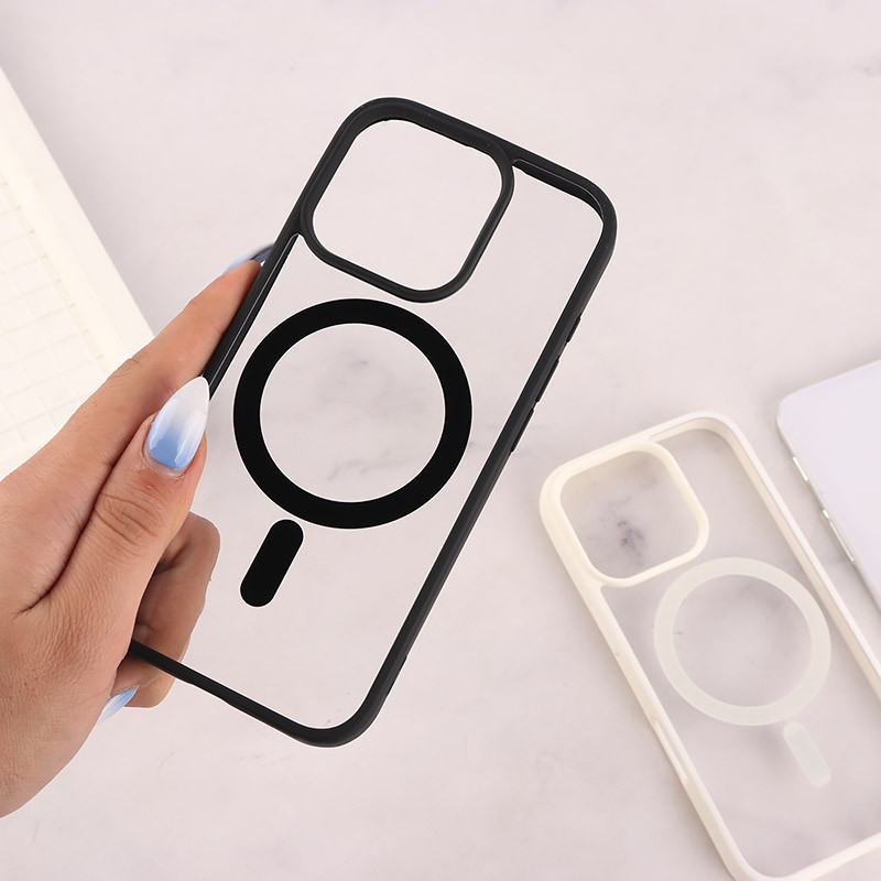 قاب PC مگ سیف آیفون iPhone 16 Pro دور رنگی