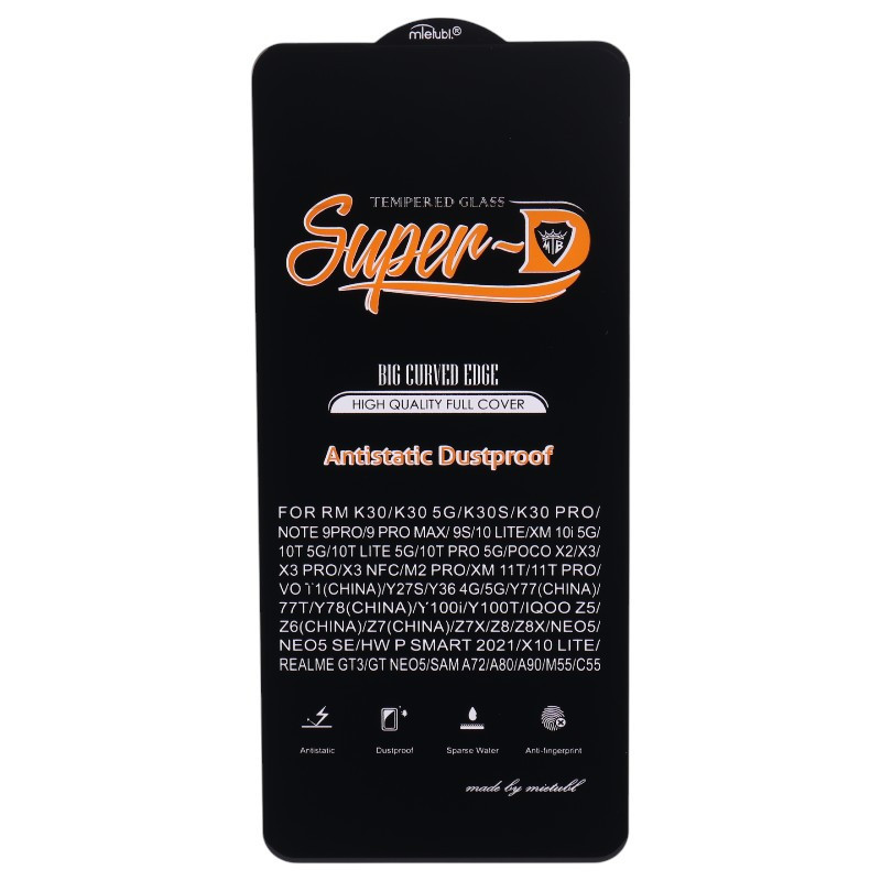 گلس Super D آنتی استاتیک میتوبل شیائومی Redmi Note 9s / Note 9 Pro / Note 10 Lite