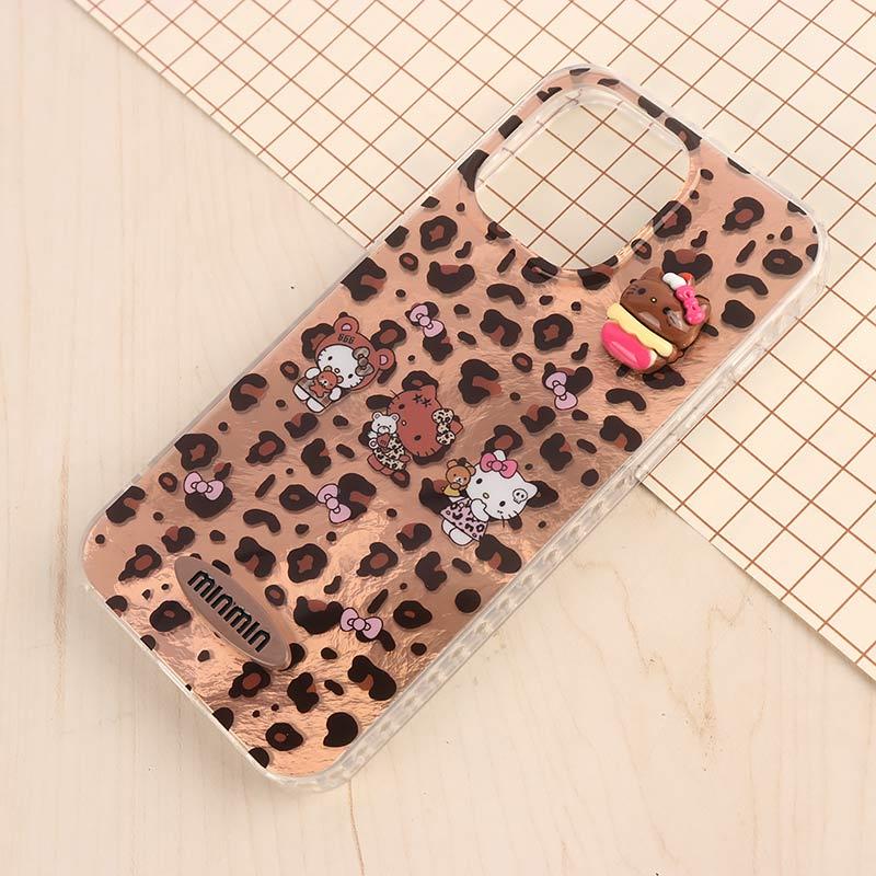 قاب IMD آیفون iPhone 15 Pro Max طرح Kitty برجسته براق