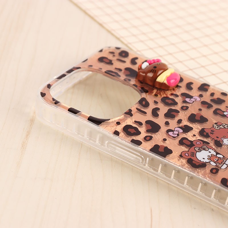 قاب IMD آیفون iPhone 15 Pro Max طرح Kitty برجسته براق