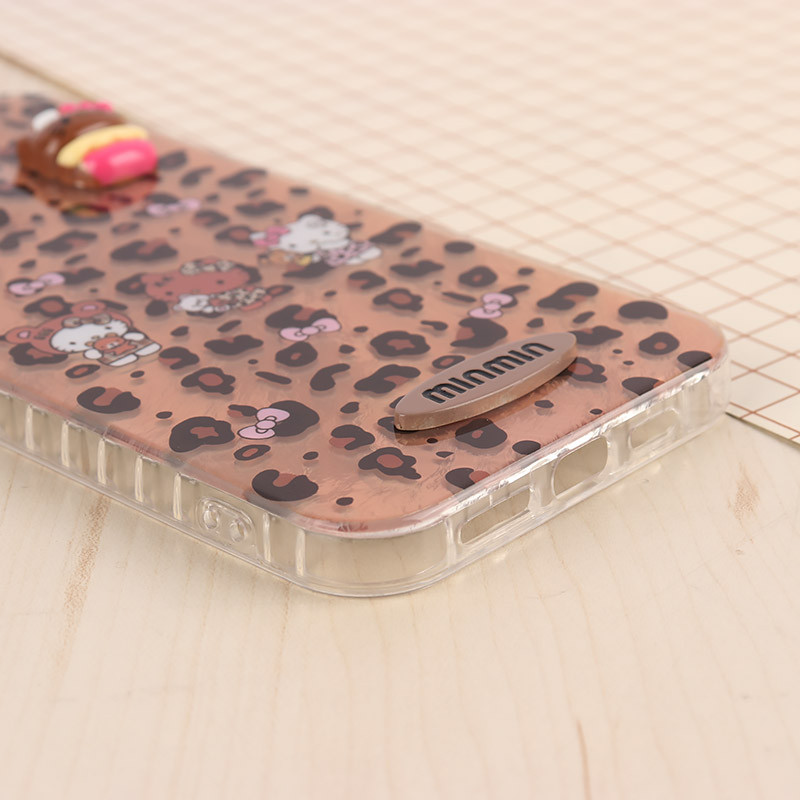 قاب IMD آیفون iPhone 13 Pro Max طرح Kitty برجسته براق