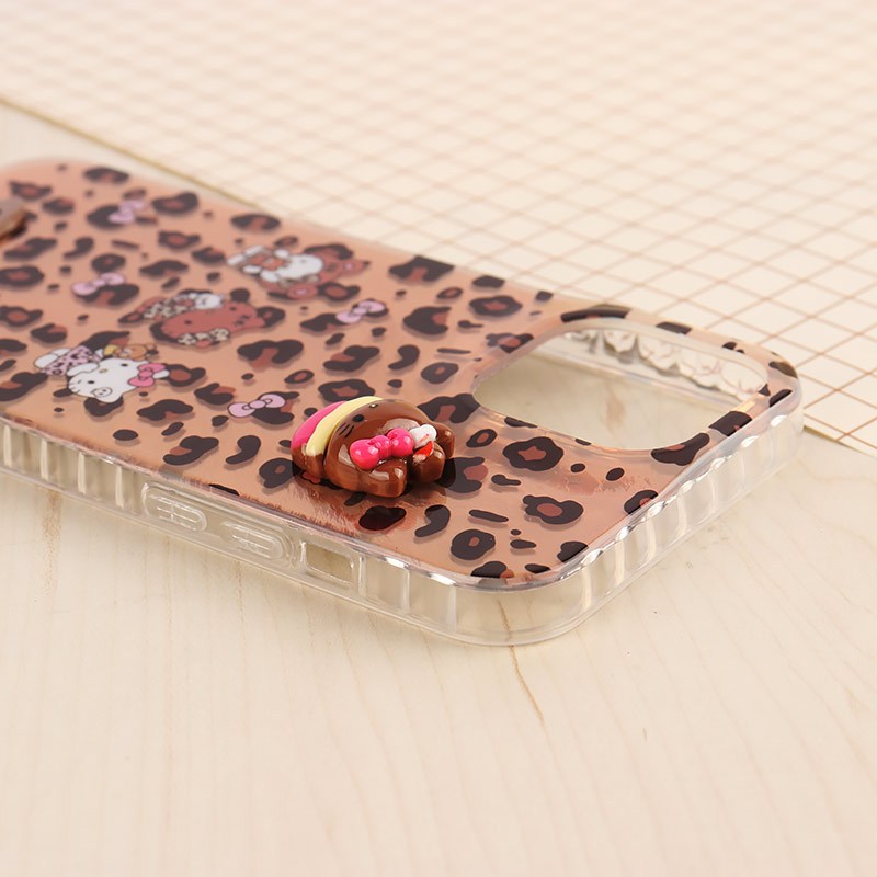 قاب IMD آیفون iPhone 13 Pro Max طرح Kitty برجسته براق