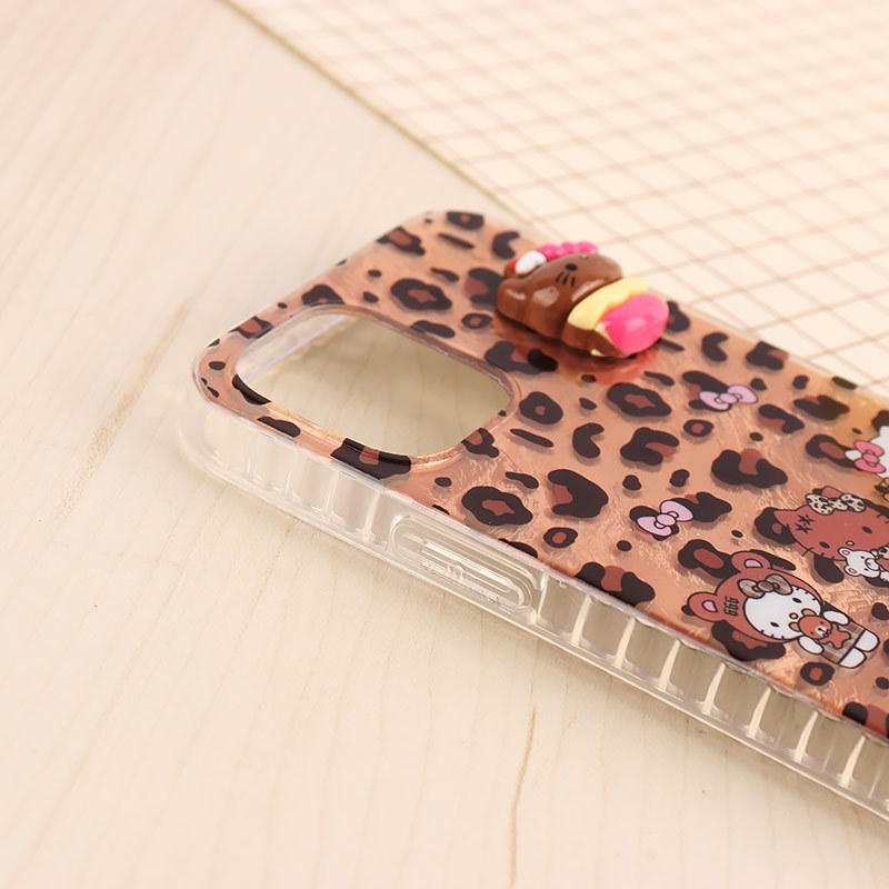 قاب IMD آیفون iPhone 12 / 12 Pro طرح Kitty برجسته براق