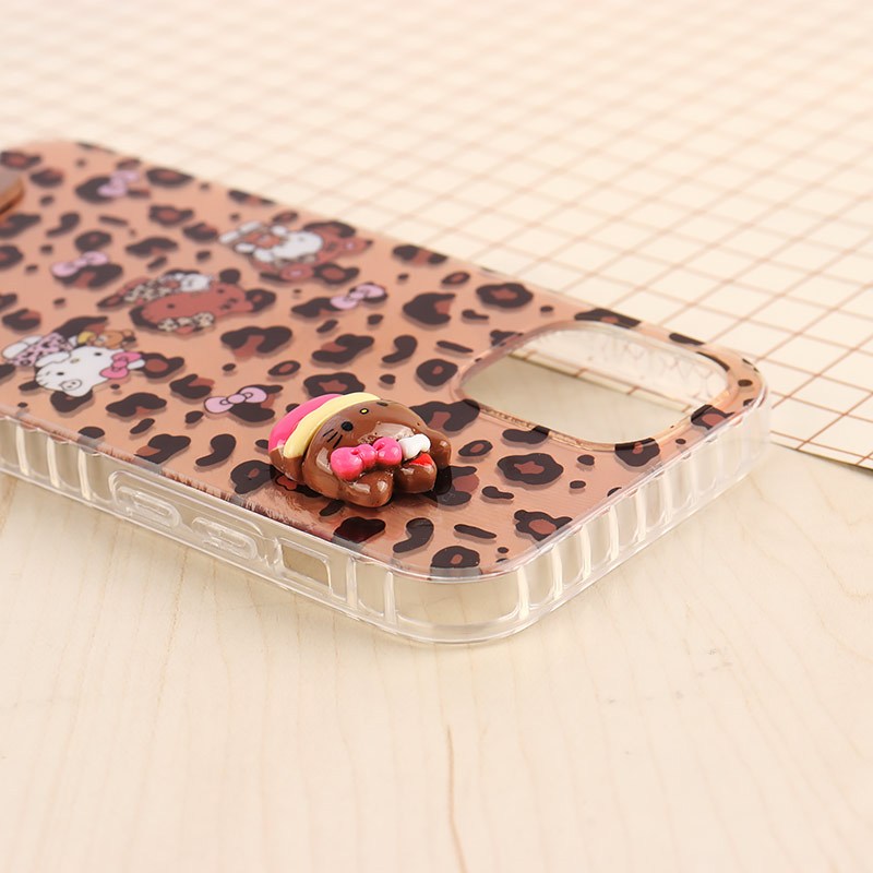 قاب IMD آیفون iPhone 12 / 12 Pro طرح Kitty برجسته براق