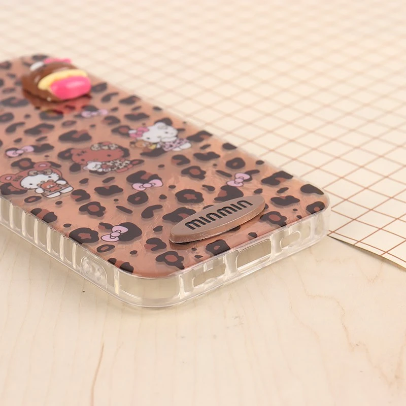 قاب IMD آیفون iPhone 12 / 12 Pro طرح Kitty برجسته براق