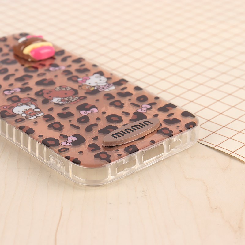 قاب IMD آیفون iPhone 12 / 12 Pro طرح Kitty برجسته براق