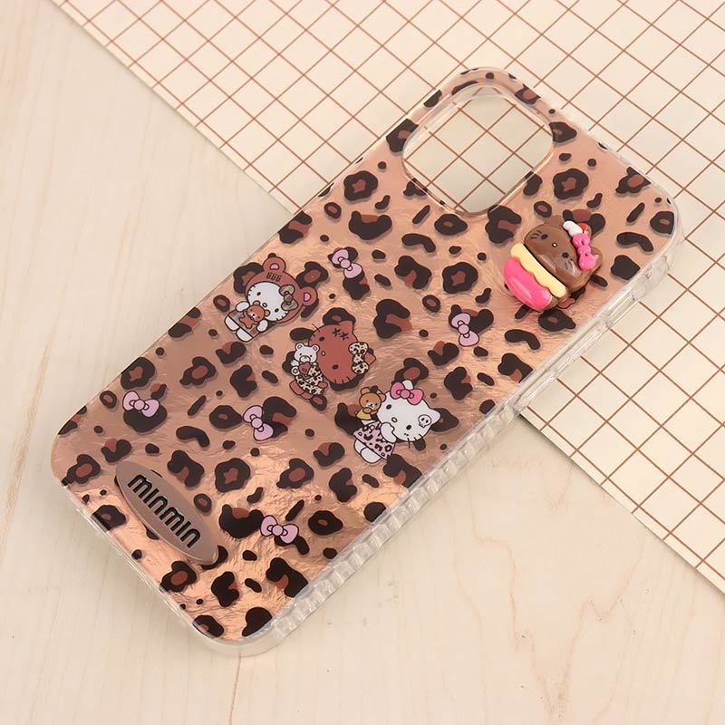 قاب IMD آیفون iPhone 12 / 12 Pro طرح Kitty برجسته براق