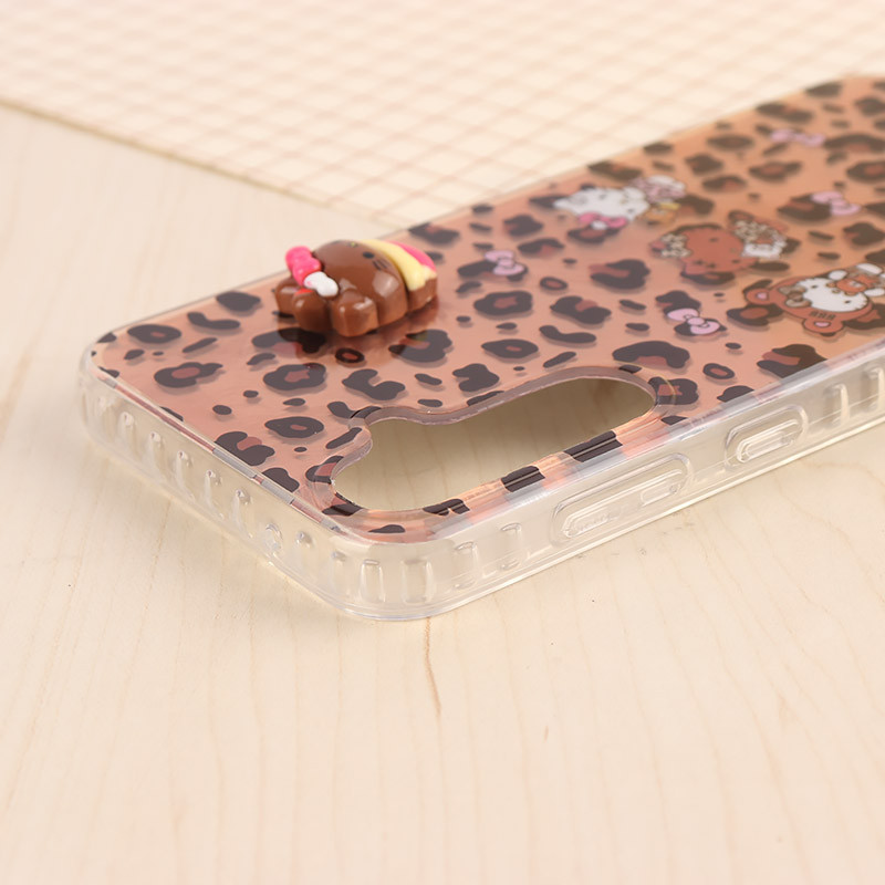 قاب IMD سامسونگ Galaxy S23 FE 5G طرح Kitty برجسته براق