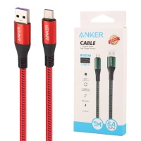 کابل تایپ سی فست شارژ ANKER AF-012 6A 1m