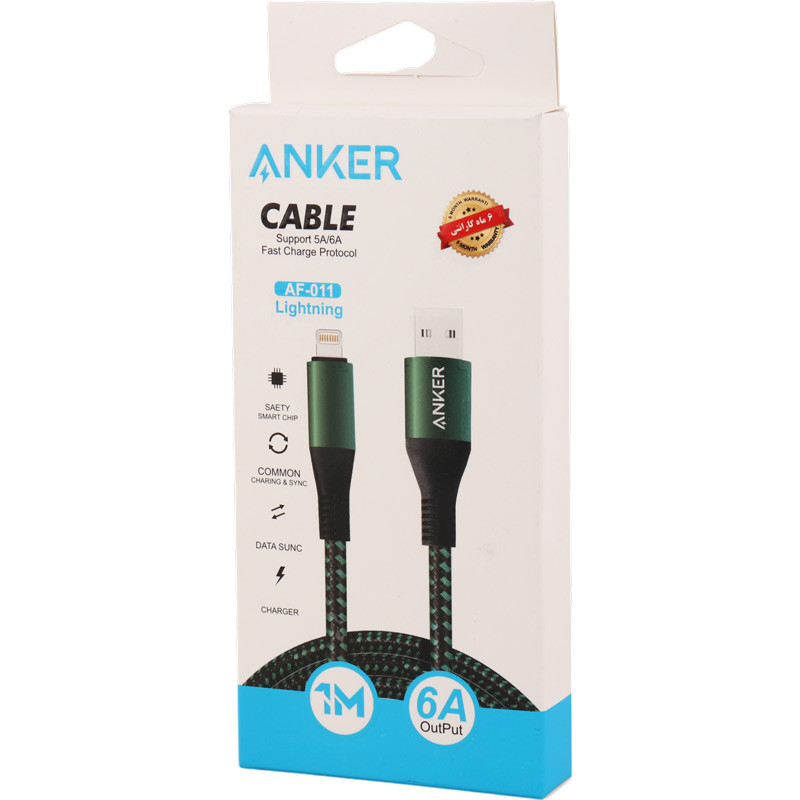 کابل USB به لایتنینگ انکر مدل Anker AF-011