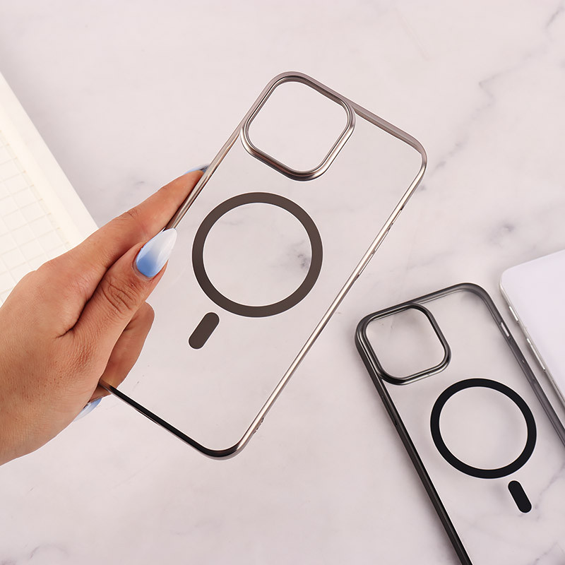 قاب PC مگ سیف Berlia آیفون iPhone 13 Pro Max دور براق