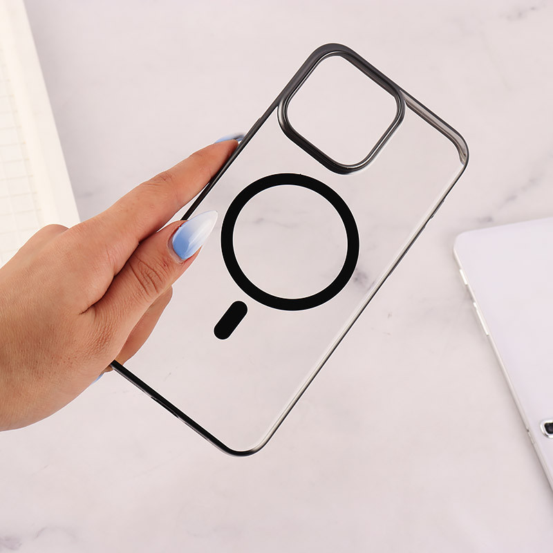 قاب PC مگ سیف Berlia آیفون iPhone 15 Pro Max دور براق