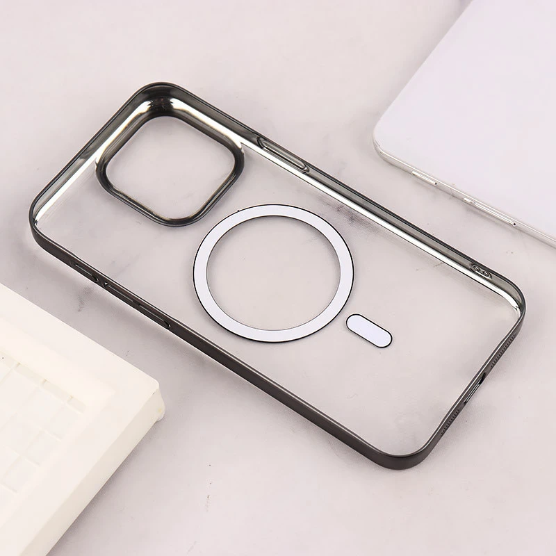 قاب PC مگ سیف Berlia آیفون iPhone 15 Pro Max دور براق
