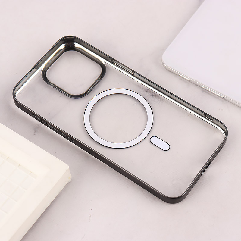 قاب PC مگ سیف Berlia آیفون iPhone 15 Pro Max دور براق