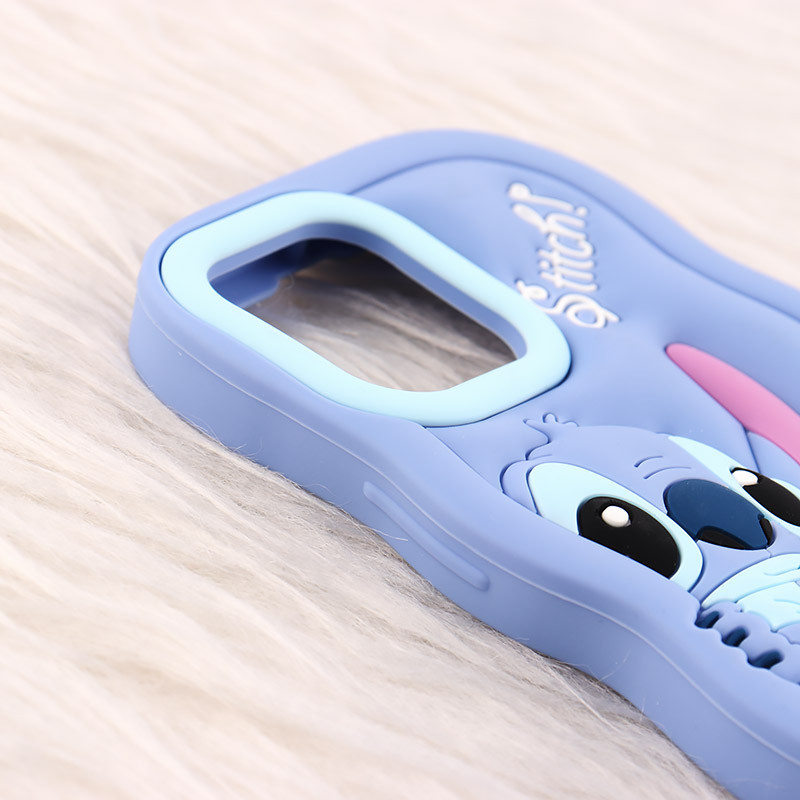 قاب سیلیکونی آیفون iPhone 12 Pro Max عروسکی برجسته طرح Stitch