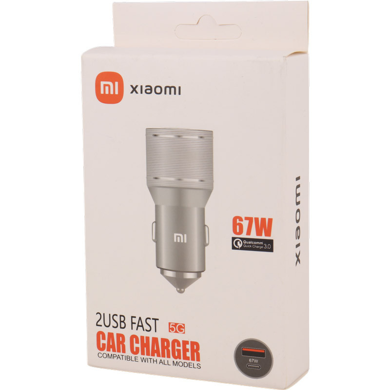 شارژر فندکی فست شارژ XIAOMI YSC-88 QC3.0 PD 3.6A 18W