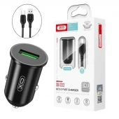 شارژر فندکی فست شارژ XO XO-TZ12 QC3.0 PD 18W + میکرو یو اس بی