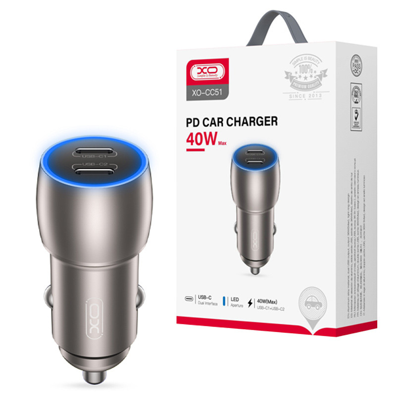 شارژر فندکی فست شارژ XO XO-CC51 3A PD 20W