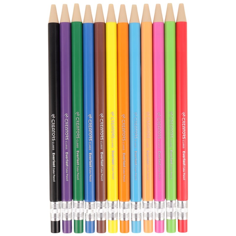 مداد رنگی اتودی 12 رنگ کریتورز کلاس Creators Class EVERLAST CP26-12