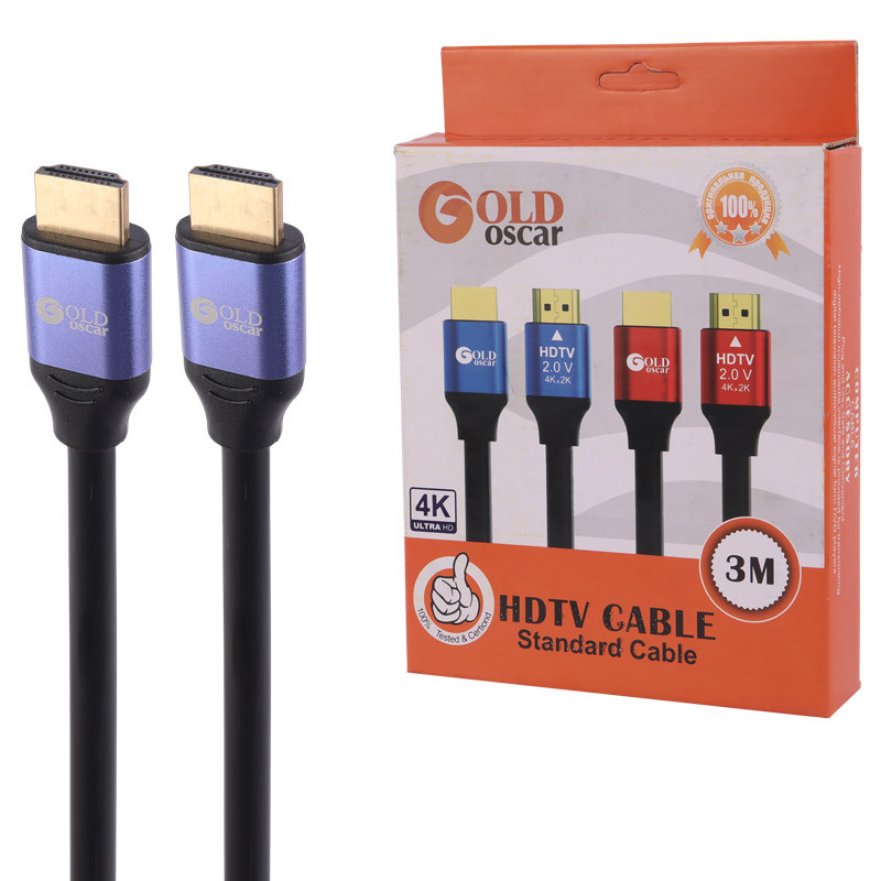 کابل Gold Oscar HDMI V2.0 4K 3m