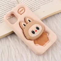 قاب سیلیکونی آیفون iPhone 11 پاپ سوکت دار طرح Labubu