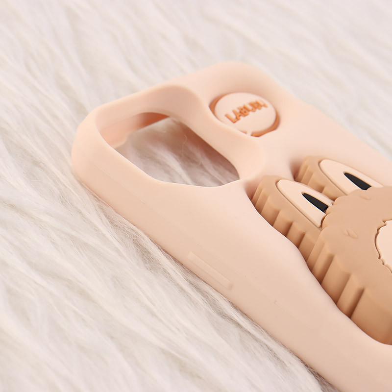 قاب سیلیکونی آیفون iPhone 13 / 14 پاپ سوکت دار طرح Labubu