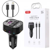 شارژر فندکی + FM Player بلوتوثی XO XO-BCC17 + کابل آیفونی