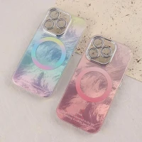 قاب هولوگرامی مگ سیف آیفون iPhone 16 Pro محافظ لنزدار
