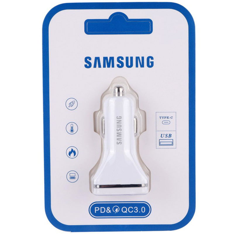 شارژر فندکی فست شارژ SAMSUNG LV-12 QC3.0 PD 3A 24W