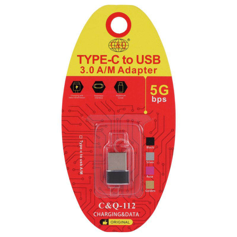 تبدیل C&Q C&Q-112 Type-C To USB3.0 OTG