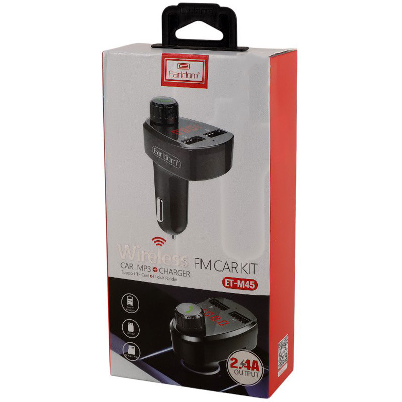 شارژر فندکی + FM Player بلوتوثی Earldom ET-M45