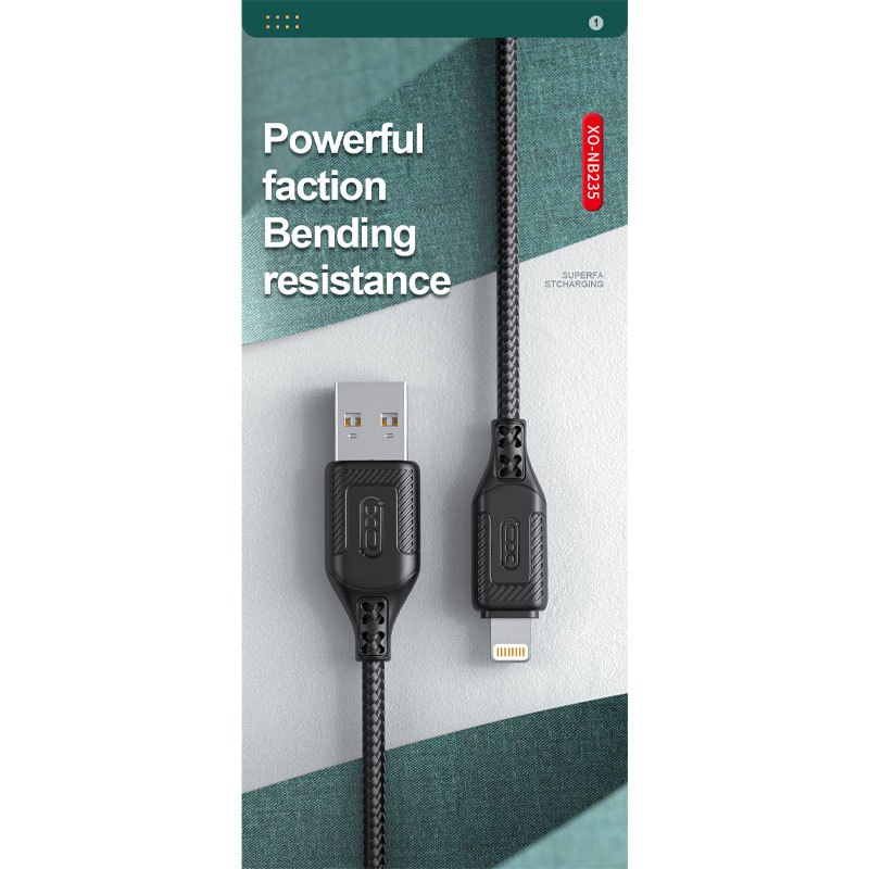 کابل آیفونی فست شارژ XO XO-NB235i 2.4A 1m