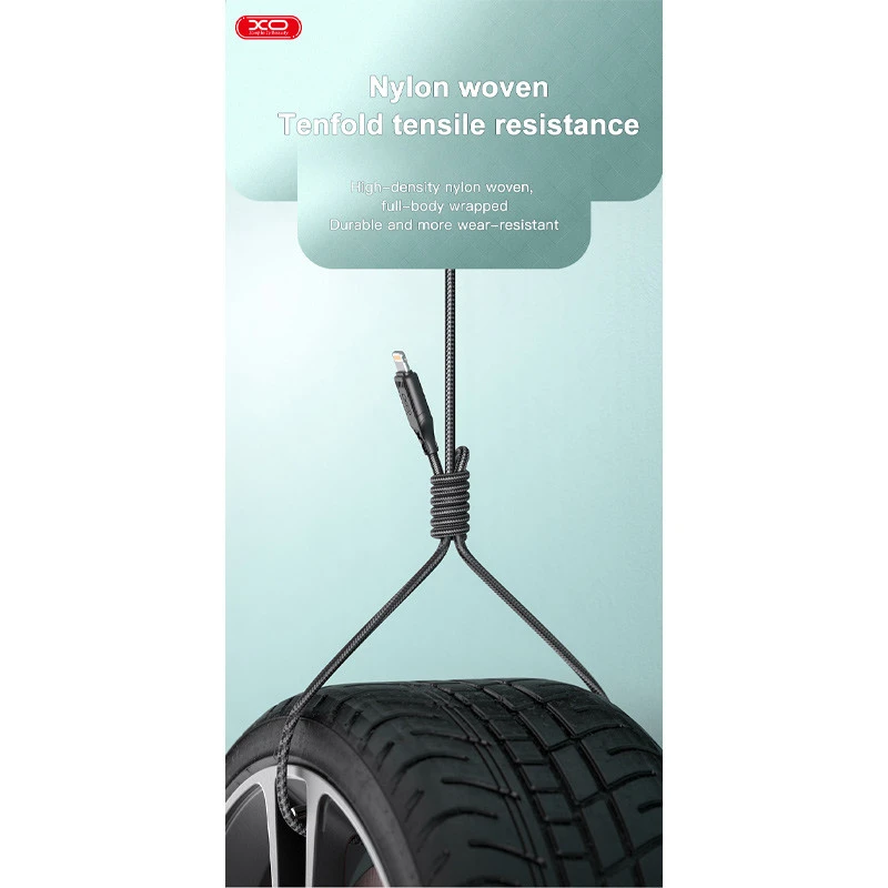 کابل آیفونی فست شارژ XO XO-NB235i 2.4A 1m