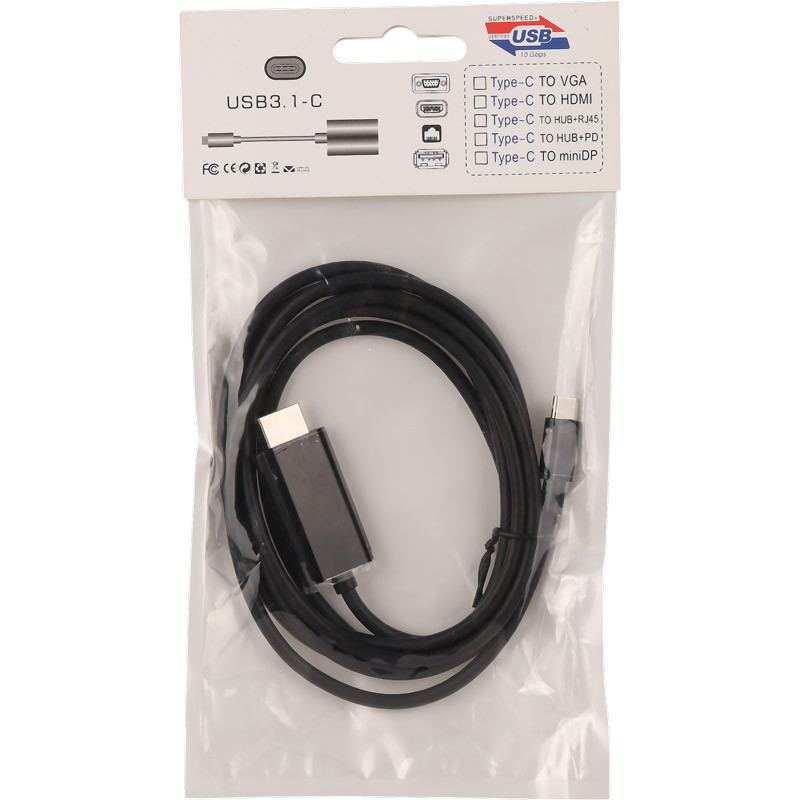 تبدیل Type-C به HDMI طول 2 متر