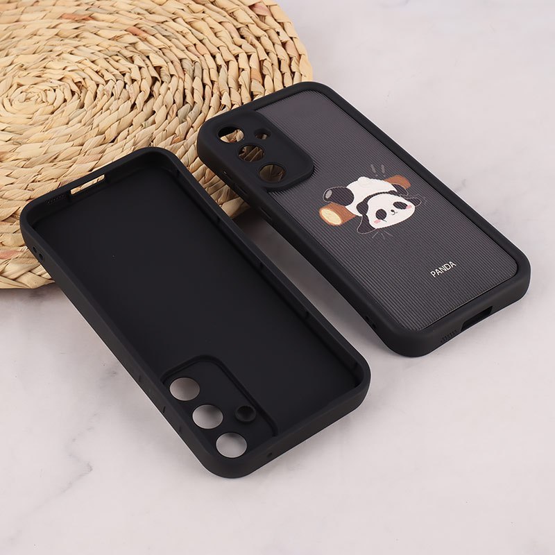 قاب کبریتی سولید سامسونگ Galaxy A55 محافظ لنزدار با بند مچی