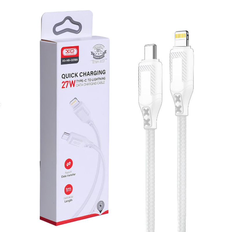 کابل تبدیل فست شارژ XO XO-NB-Q236A Type-C To Lightning PD 27W 1m